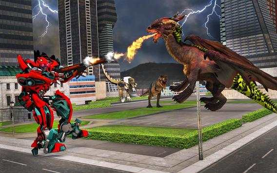 US Police Ball Robot Transform VS Wild Dino Attack screenshot 8
