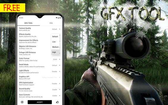 GFX Tool for PUBG | Best gaming experience screenshot 1