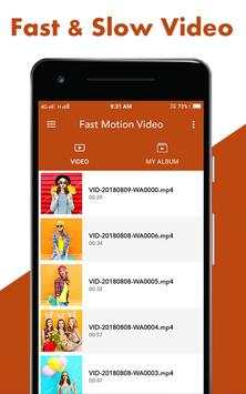 Fast : Slow Motion Video Maker screenshot 3