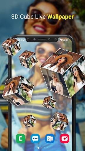 Photo 3D Cube Live Wallpaper screenshot 6