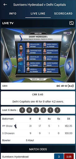 TT LiveLine : Cricket Line screenshot 3