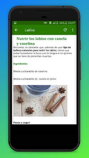 Trucos de belleza Caseros screenshot 2