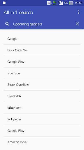 All in 1 Search screenshot 1