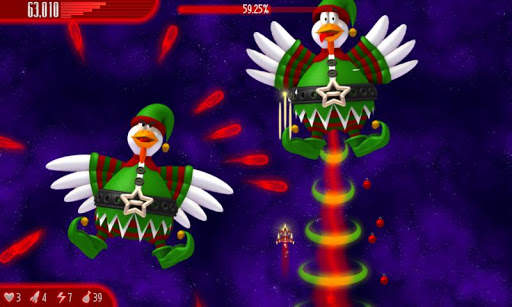 Chicken Invaders 4 Xmas screenshot 1