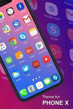 Phone X launcher, IiLauncher OS12 screenshot 4
