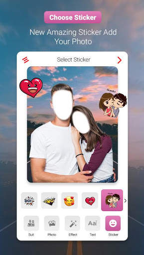 Couple Photo Suit : Man and Woman Montage screenshot 6