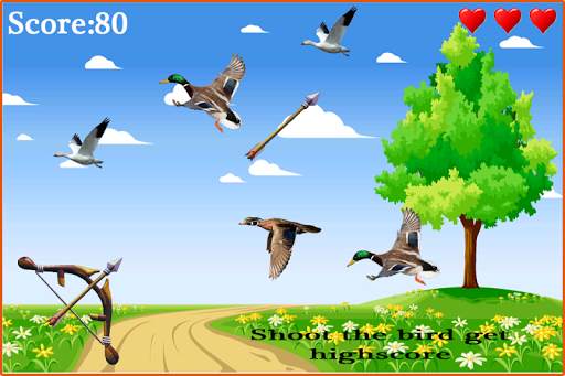 Birds shooter Angry Hunting स्क्रीनशॉट 1