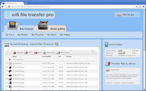 WiFi File Transfer Pro screenshot 4