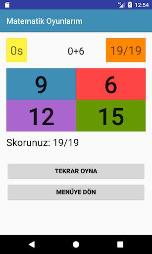 Matematik Oyunlarım screenshot 3