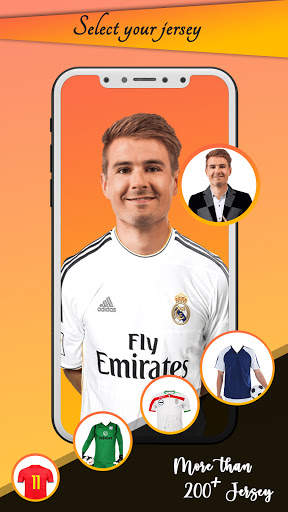 Football Jersey Maker - Football Photo Editor screenshot 1