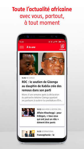 JeuneAfrique.com screenshot 3