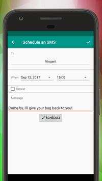 SMS Message Scheduler - Advanced screenshot 6