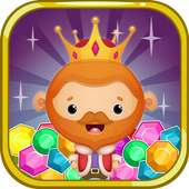 Jewels Crush Royale: Match 3 Puzzle Adventure logo