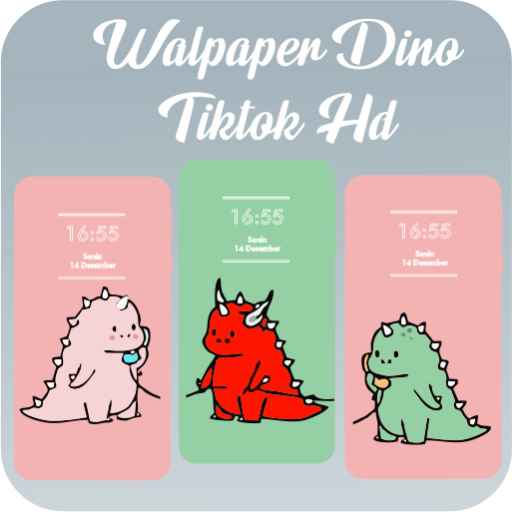 Wallpaper Dino Merah HD icon