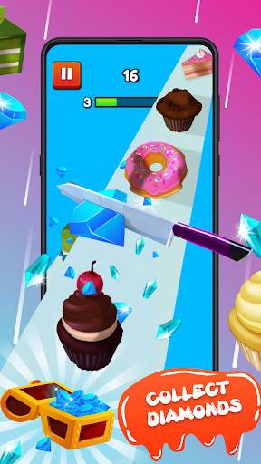 Perfect Cake Slices: Fun Food Cutting Game screenshot 4