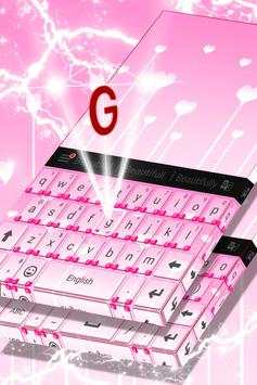 Cute Pink Keyboard Theme screenshot 4