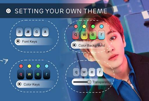 Mark Lee NCT Keyboard Theme screenshot 3