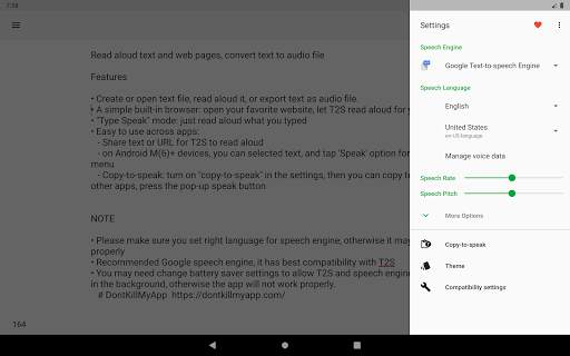 T2S: Text to Voice/Read Aloud screenshot 10