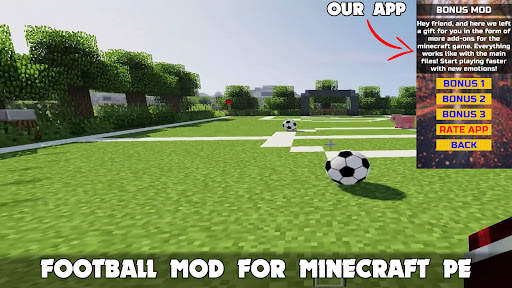 Football Mod in Minecraft MCPE screenshot 4