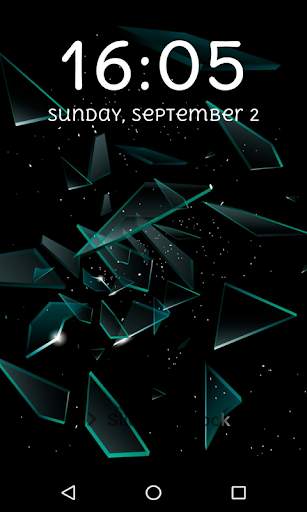 Broken Screen Lock Screen Passcode, broken glass screenshot 7