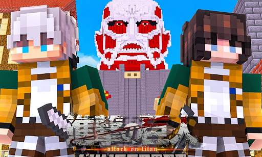 mod minecraft aot mcpe titan screenshot 1