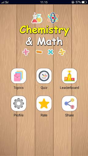 Chemistry and math quiz скриншот 2