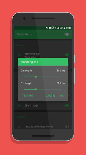 SuperbTorch: Flash Alerts on call and sms screenshot 3