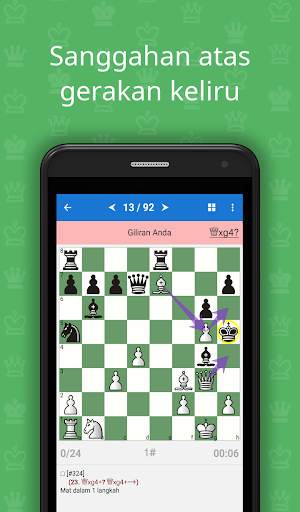 Mat dalam 1 Langkah (Problem Catur) screenshot 3