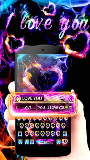 Colors Smoke Keyboard Theme स्क्रीनशॉट 3