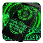 Green Tech Keyboard Theme 10001006