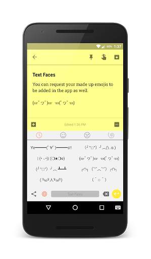 Text Faces - Emoji Keyboard screenshot 3