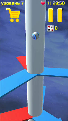 Cycle Way: сломай платформы - падающий шарик screenshot 1