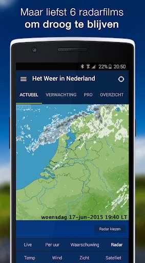 Het Weer in Nederland - Gratis verwachting, radar screenshot 4