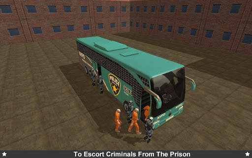 Police Bus 4 تصوير الشاشة
