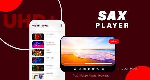 SAX Video Player - All Format HD Video Player 2021 screenshot 1