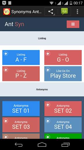 Synonyms Antonyms screenshot 1