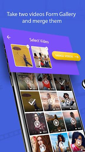 Video Merger Side By Side 4 تصوير الشاشة