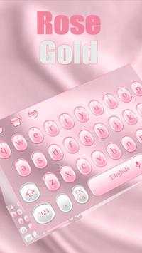 Rose Gold iWhite Keyboad screenshot 1