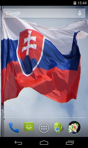 Slovakia Flag Live Wallpaper screenshot 2
