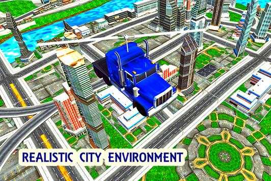 Modern Flying Truck Driving screenshot 3