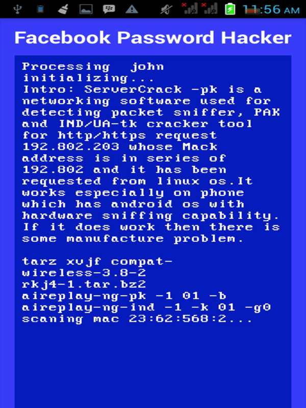 Fb Password Hacker (Prank) screenshot 7