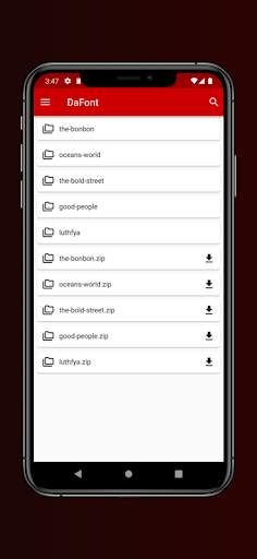 DaFont - Fonts Downloader screenshot 3