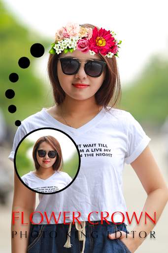 Flower Crown For Girl Editor screenshot 4