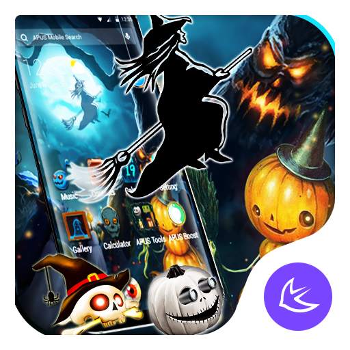 Spooky Halloween APUS Launcher theme 84.0.1001