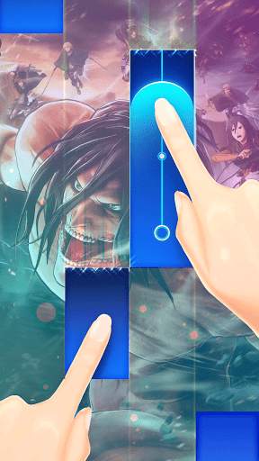 Attack Piano Tiles AOT Game screenshot 1