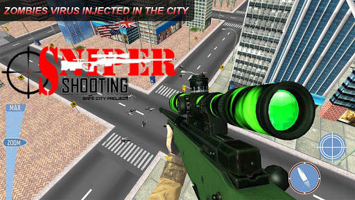 Sniper 3D FPS shooting game: proyek kota aman screenshot 3