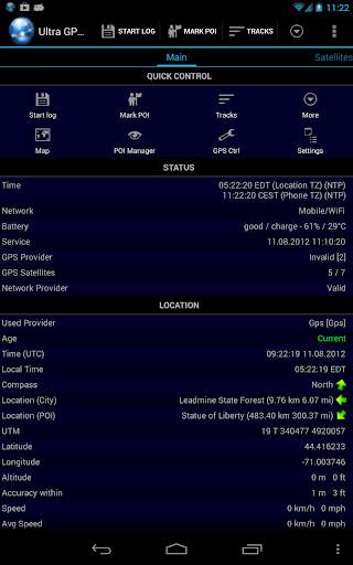 Ultra GPS Logger Lite screenshot 9