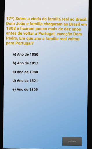 QQB- Quiz Quebra Bloco - Tema: História do Brasil screenshot 6