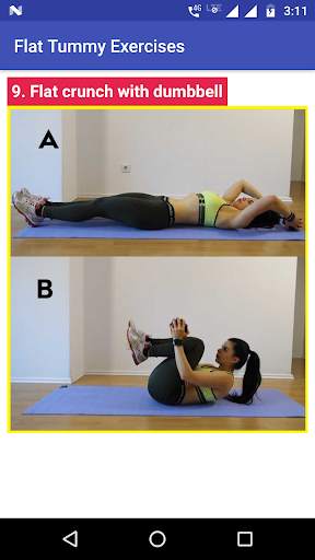 Flat Tummy Exercises screenshot 4