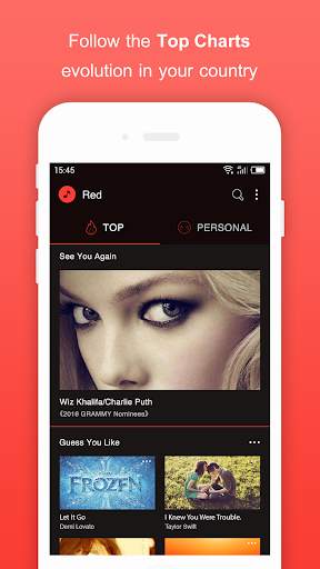 Music for Youtube Player: Red  screenshot 2